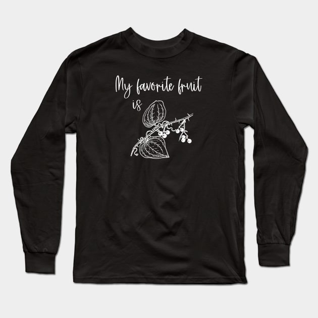 My favorite fruit Long Sleeve T-Shirt by VintageSassy